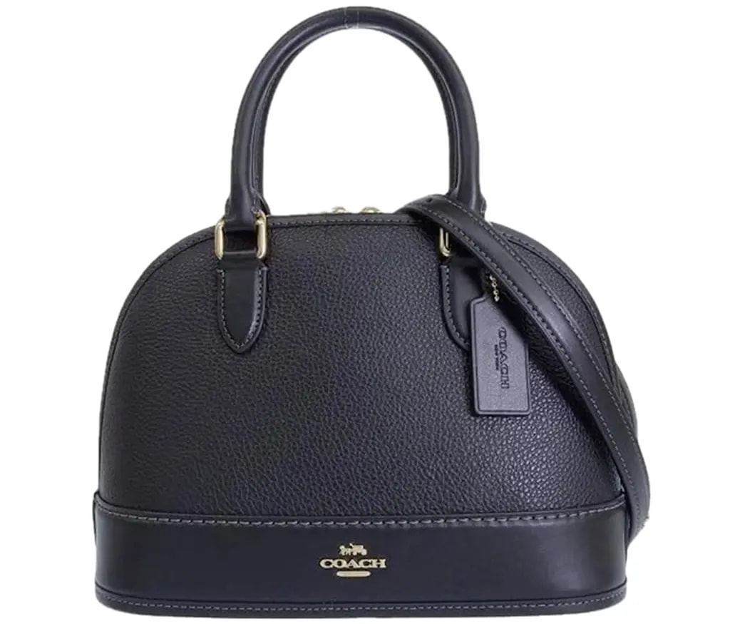 Túi Coach Sabrina Satchel Bag 'Black' CAM55-IMBLK
