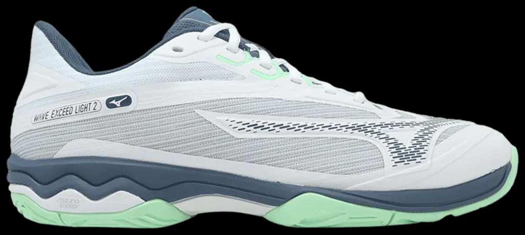 Giày Mizuno Wave Exceed Light 2 AC 'White Vintage Indigo Mint' 61GA231837 — kich-thuoc: 42