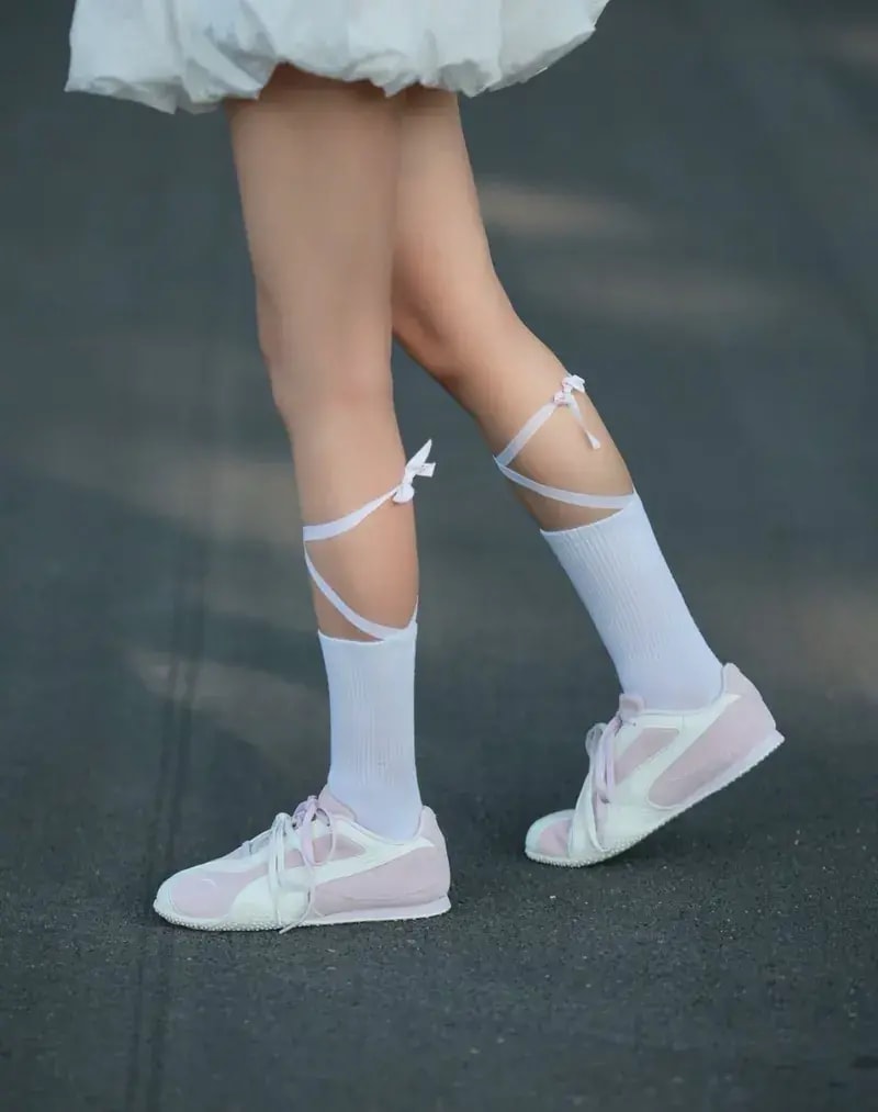 Giày Puma Bella V2 Suede 'Pink' 404709-03 — ảnh 2