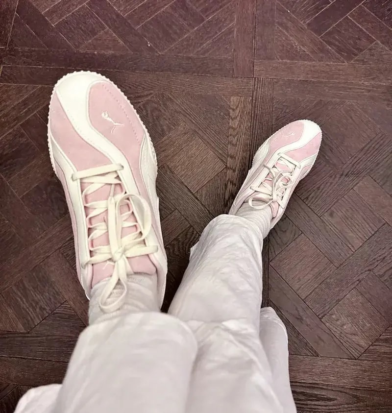 Giày Puma Bella V2 Suede 'Pink' 404709-03 — ảnh 3