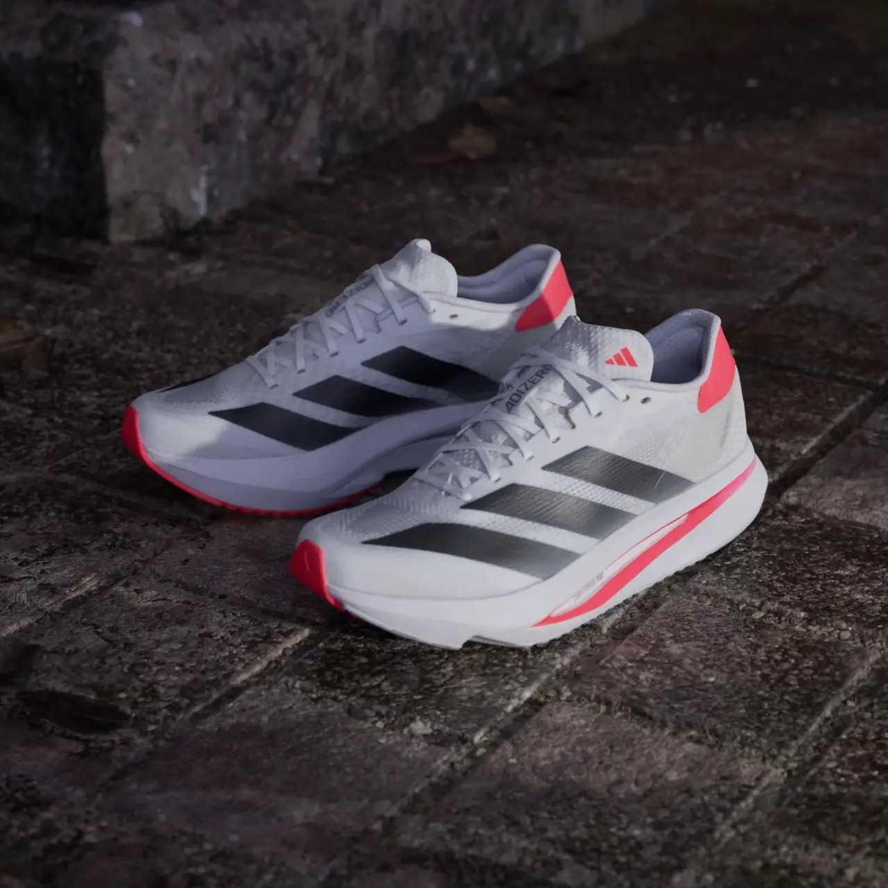 Giày Adidas Adizero SL2 'Cloud White & Lucid Red' JQ1225 — ảnh 3