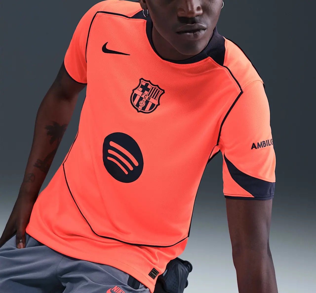 Áo Nike FC Barcelona 2025/26 'Orange' HM3201-855 — ảnh 4