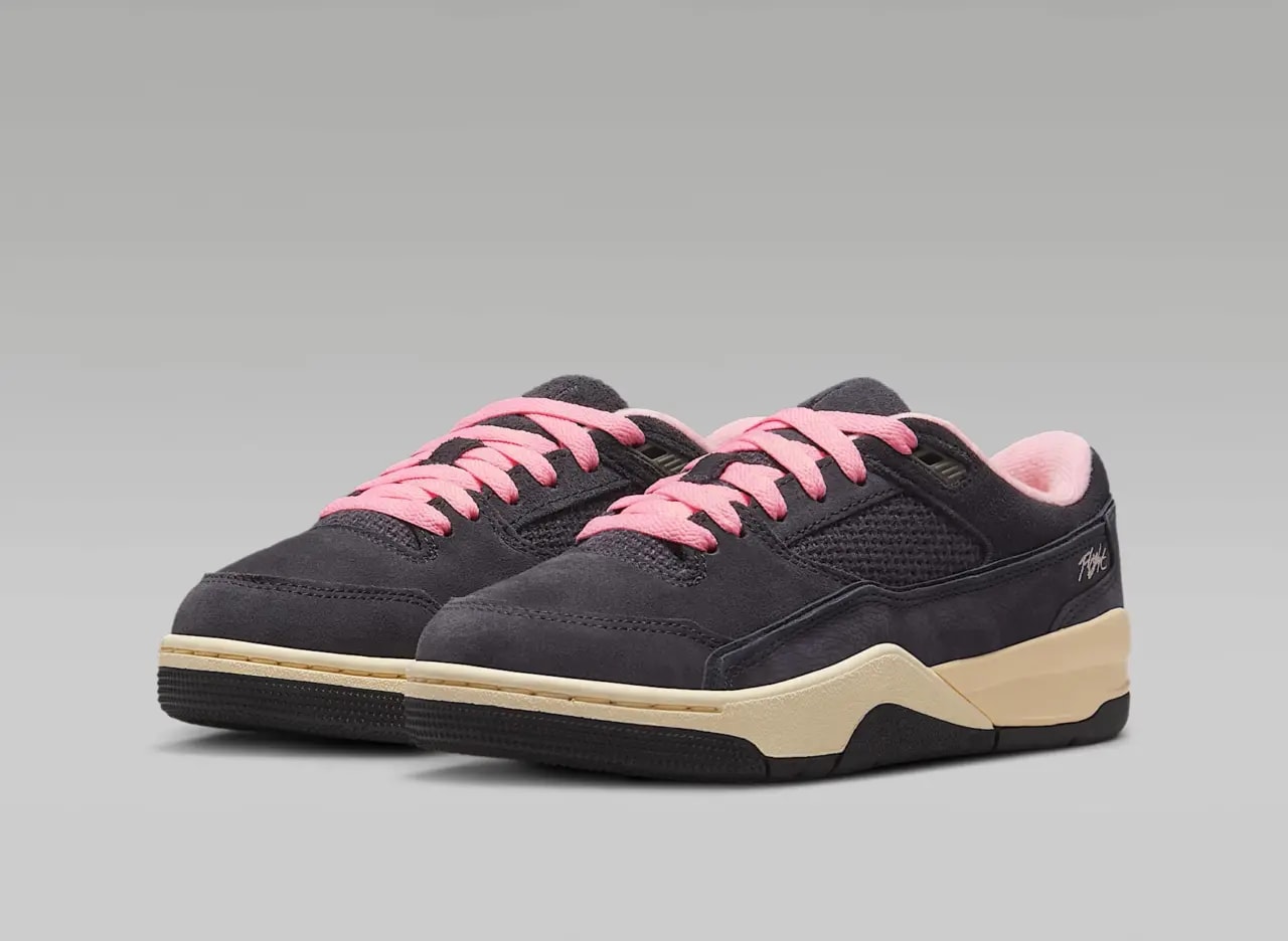 Giày Nike Air Jordan Flight Court 'Oil Grey & Arctic Punch' HF3333-012 — ảnh 4
