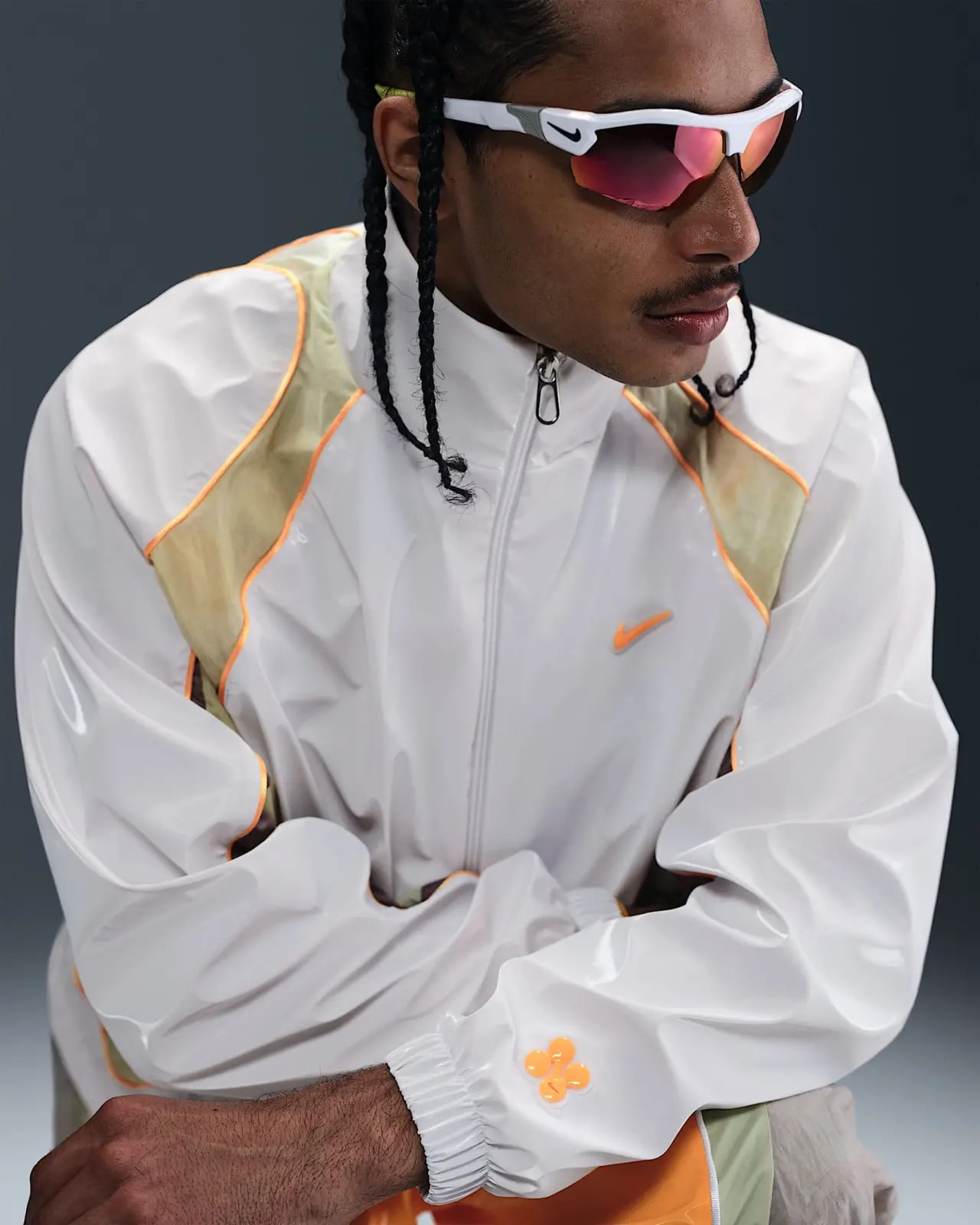 Áo Nike Project FROG Track Jacket 90s 'White Olive' HJ3290-539 — ảnh 3