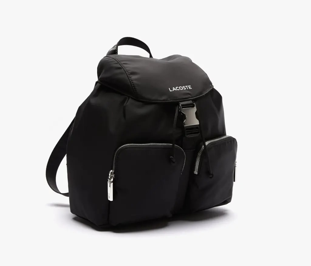 Balo Lacoste Active Nylon Backpack ‘Black’ NU3827SG-126263-279 — ảnh 3