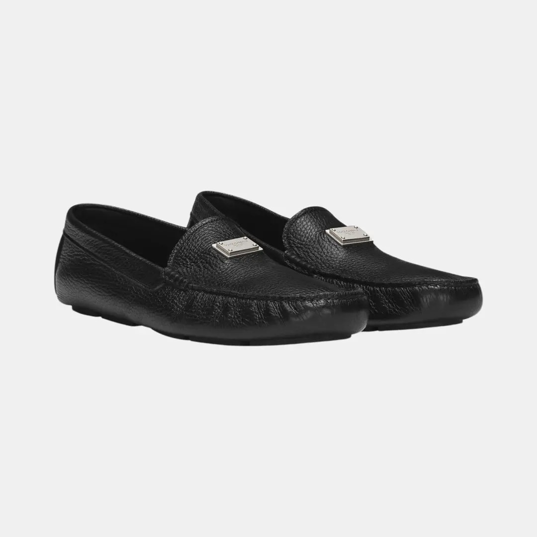 Giày Dolce & Gabbana Deerskin Driver 'Black' A50596A803480999 — ảnh 3