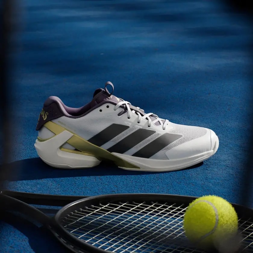 Giày Adidas Adizero Ubersonic 5 'White Black Aurora Plum' JQ3778 — ảnh 5