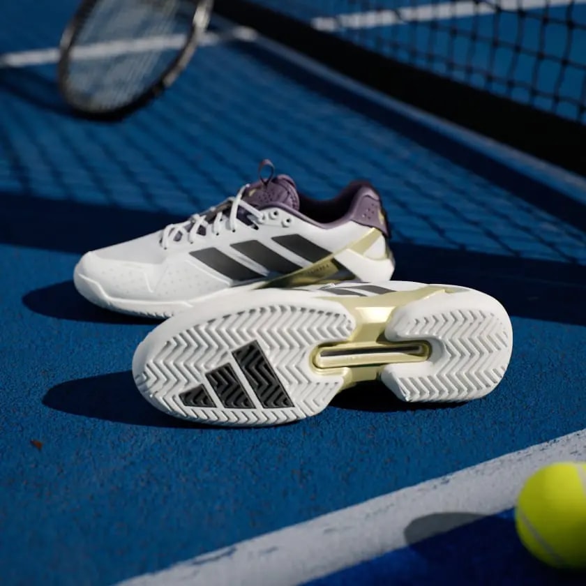 Giày Adidas Adizero Ubersonic 5 'White Black Aurora Plum' JQ3778 — ảnh 4