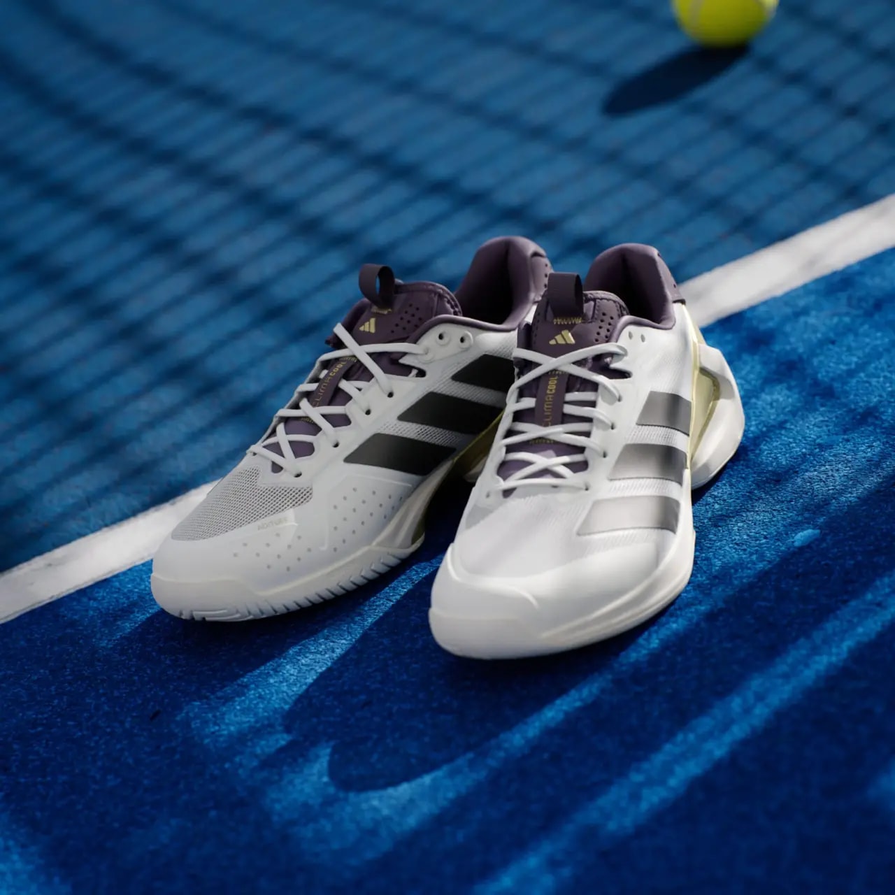 Giày Adidas Adizero Ubersonic 5 'White Black Aurora Plum' JQ3778 — ảnh 3