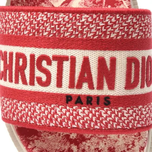 Dép Dior Dway Mule Embroidery Sandals 'Red' B0BNM5XWLV — ảnh 2