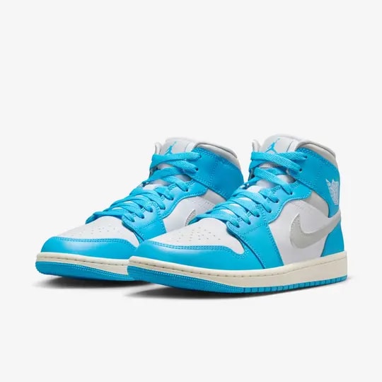 Giày Nike Air Jordan 1 Mid ‘Dark Powder Blue’ BQ6472-400 — ảnh 5