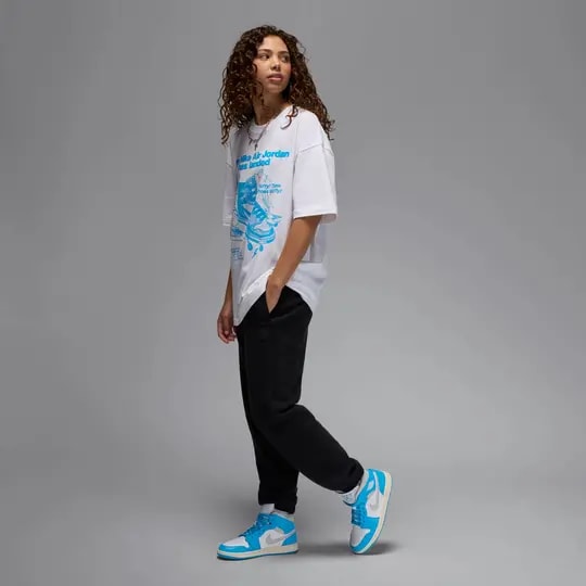 Giày Nike Air Jordan 1 Mid ‘Dark Powder Blue’ BQ6472-400 — ảnh 2