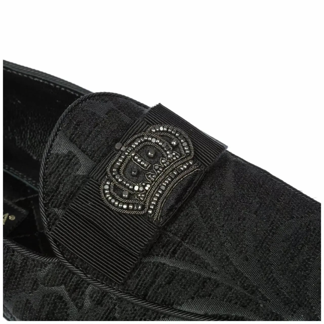 Giày Dolce & Gabbana Jacquard Loafers 'Black' A50180AV0888S241 — ảnh 3
