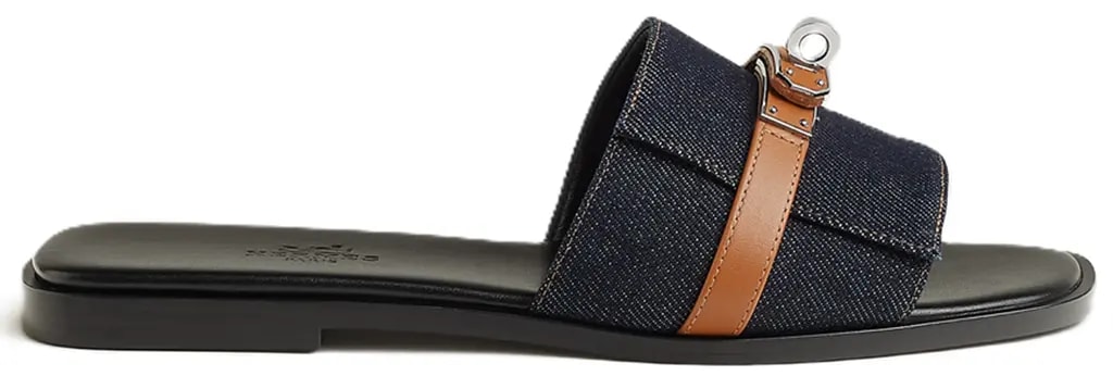 Dép Hermes Giulia Sandal 'Bleu Brut' H251030Z-48370 — kich-thuoc: 37