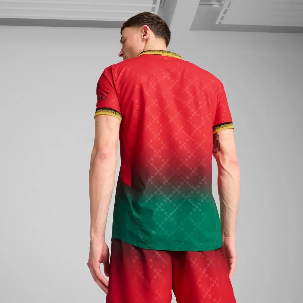 Áo Puma x Off-White AC Milan 24/25 'Red Green' 783000-02 — ảnh 3