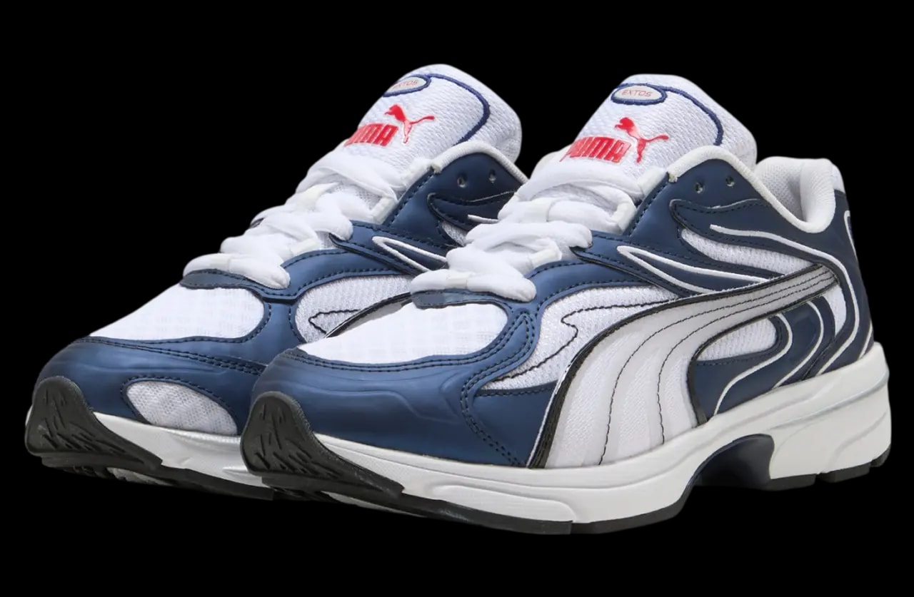 Giày Puma Extos Millennium 'White Deep Navy' 398784-01 — ảnh 4