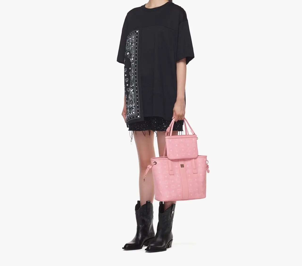 Túi MCM Reversible Liz Shopper 'Pink' MWPDSLR04QZ001 — ảnh 4