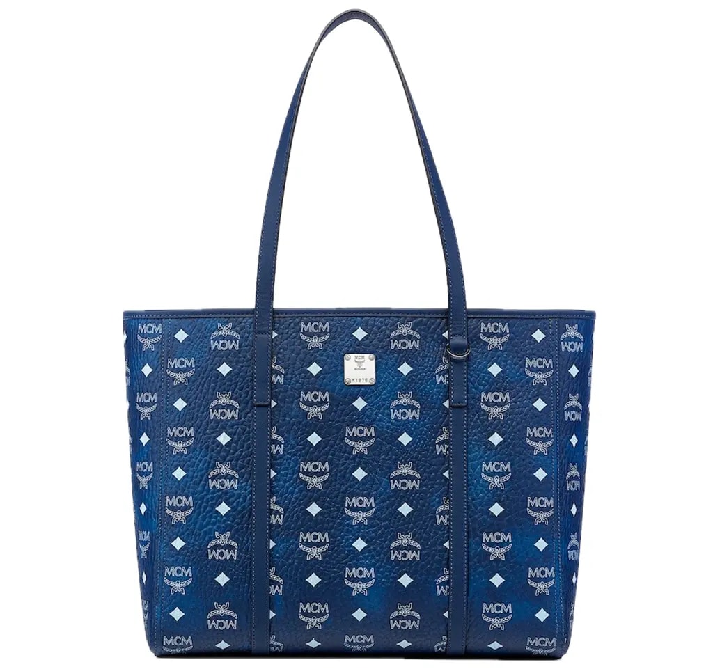 Túi MCM Toni Top-Zip Shopper 'Blue Visetos' MWPFAMT071F001