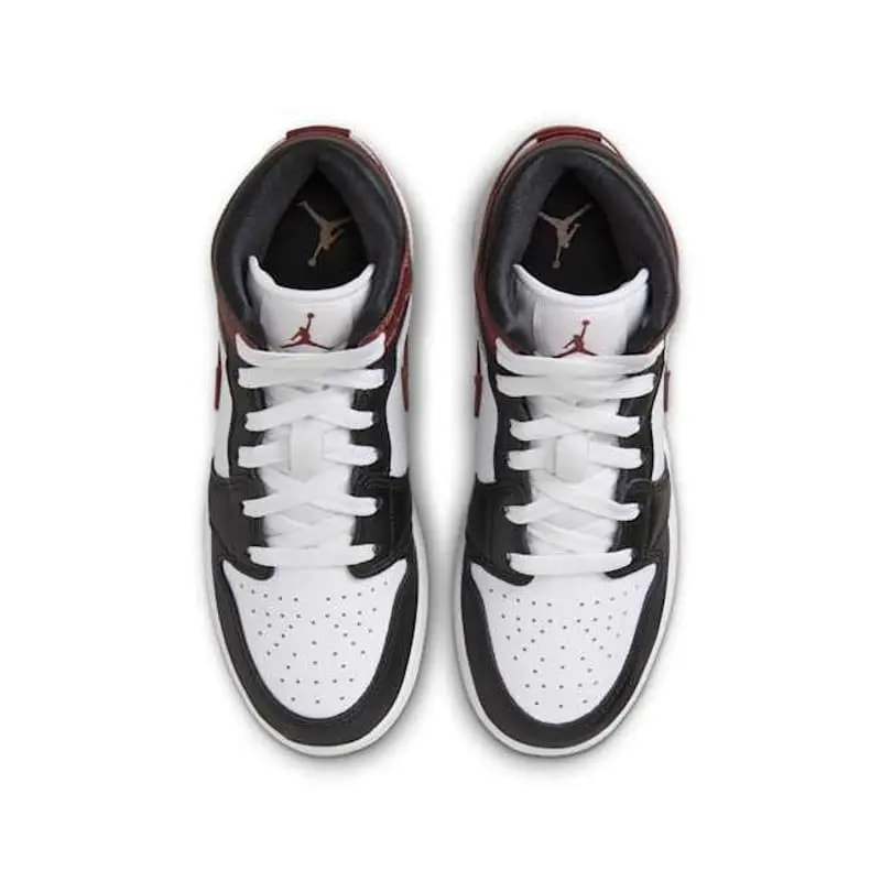 Giày Nike Air Jordan 1 Mid SE GS 'Dark Pony' HF3193-102 — ảnh 4
