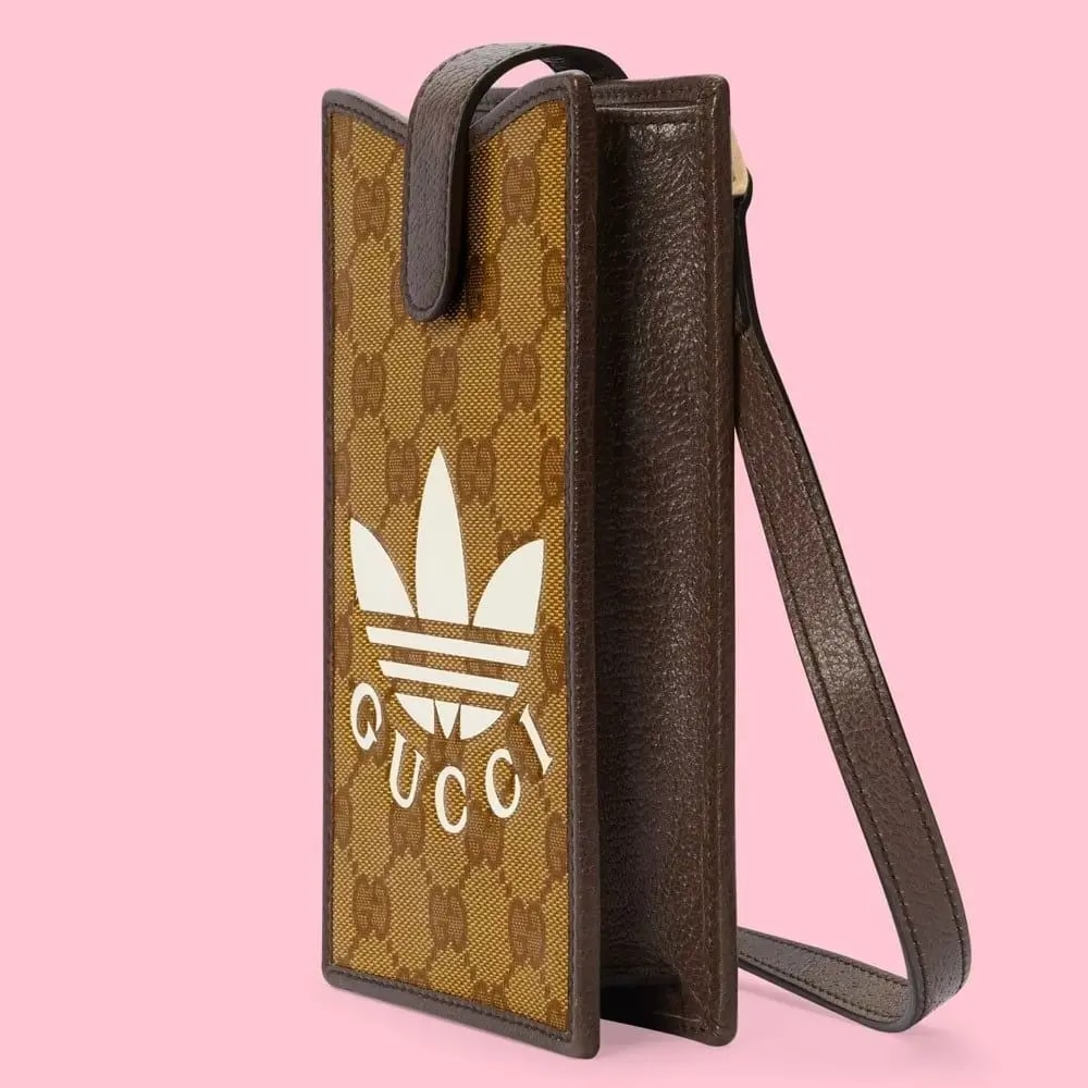 Túi Gucci x Adidas Smartphone Case 'Brown' 702203-UVSAT-7267 — ảnh 3