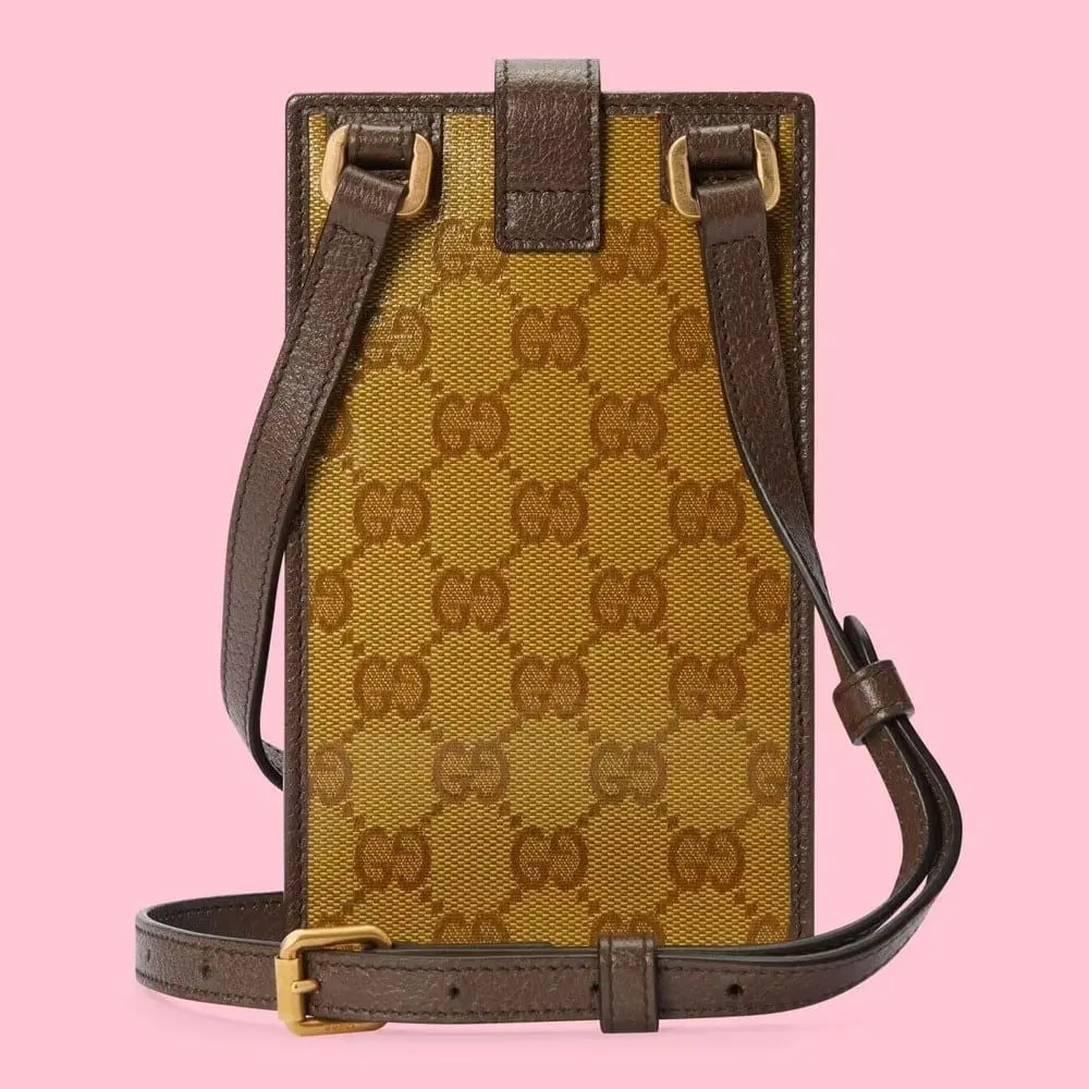 Túi Gucci x Adidas Smartphone Case 'Brown' 702203-UVSAT-7267 — ảnh 4