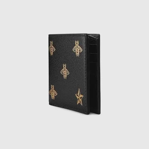 Ví Gucci Bi-Fold Leather Wallet 'Black' 495055-DJ2KT-8474 — ảnh 2