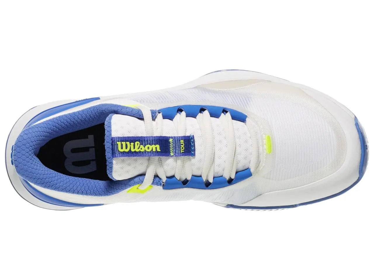Giày Wilson Intrigue Tour 'White Blue Yellow' WRS336740U — ảnh 3