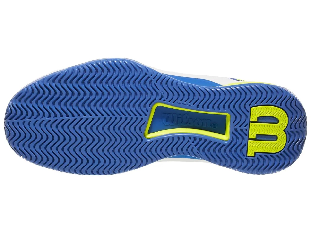 Giày Wilson Intrigue Tour 'White Blue Yellow' WRS336740U — ảnh 4