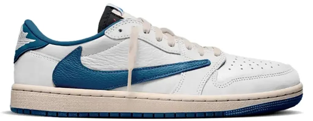 Giày Nike Air Jordan 1 Retro Low OG SP x Travis Scott 'Sail Military Blue' DM7866-104 — kich-thuoc: 41