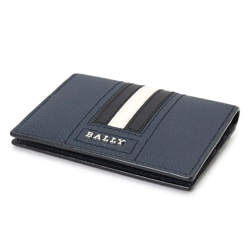 Ví Bally Common Business Card 'Blue' TALDER-LT-17 — ảnh 4