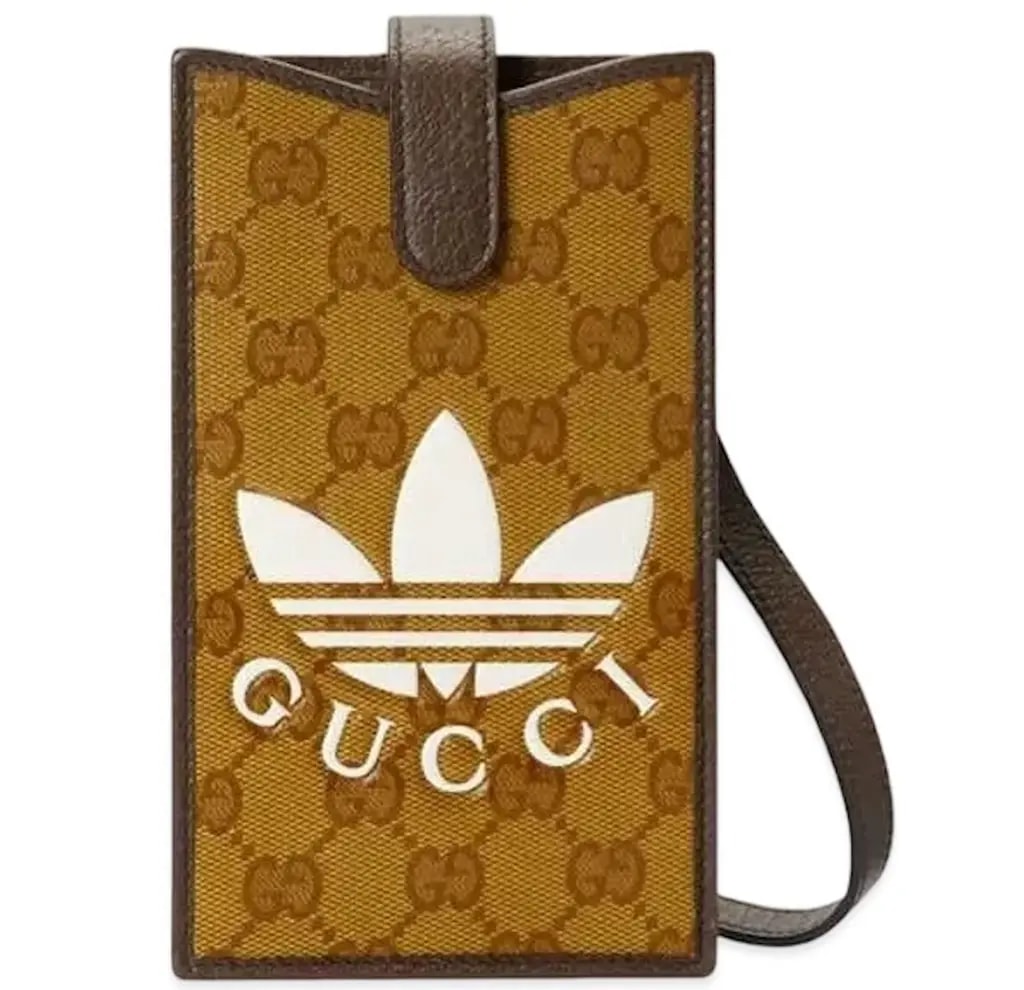 Túi Gucci x Adidas Smartphone Case 'Brown' 702203-UVSAT-7267