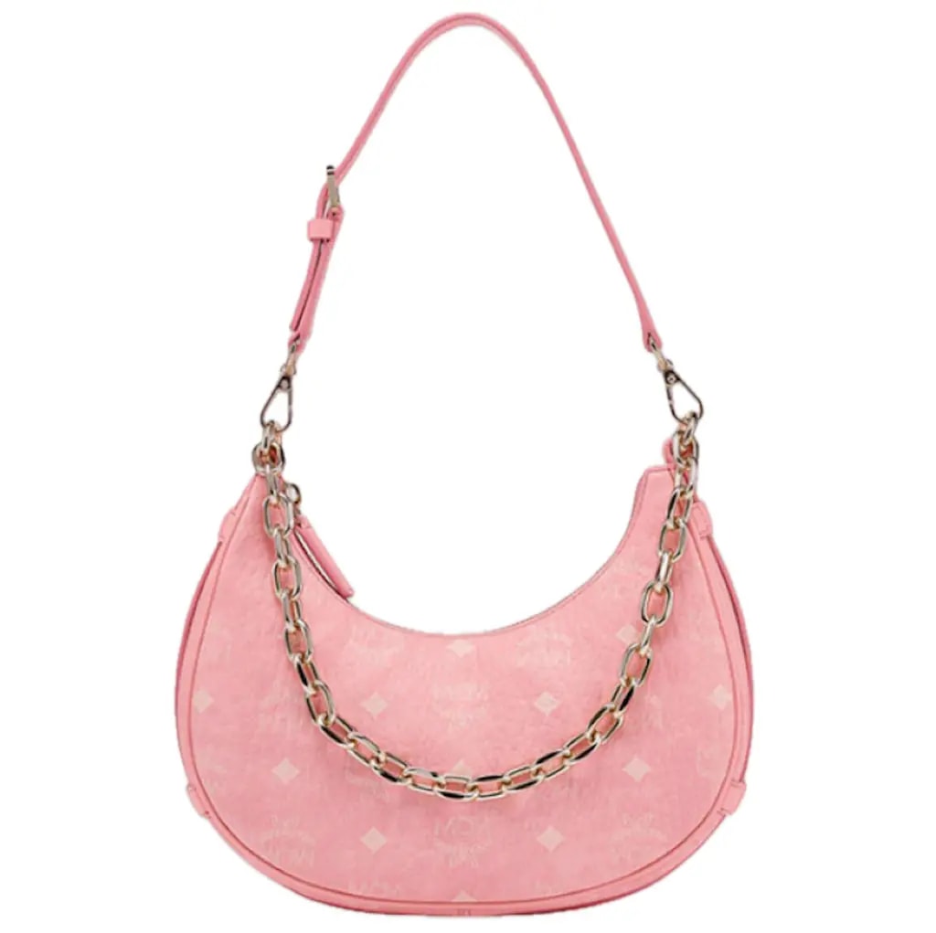 Túi MCM Aren Crescent Hobo 'Pink' MWHCATA11QZ001