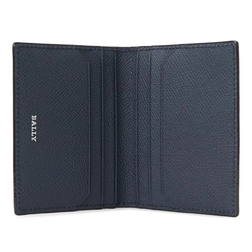 Ví Bally Common Business Card 'Blue' TALDER-LT-17 — ảnh 2