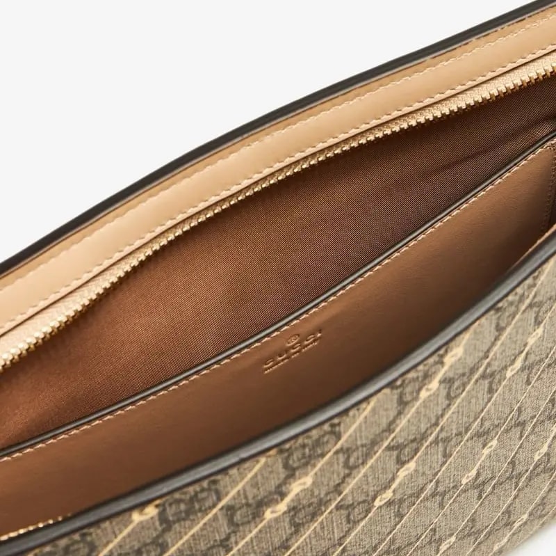 Túi Gucci Horsebit Print Pouch 'Beige' 774345-FACYR-8548 — ảnh 2