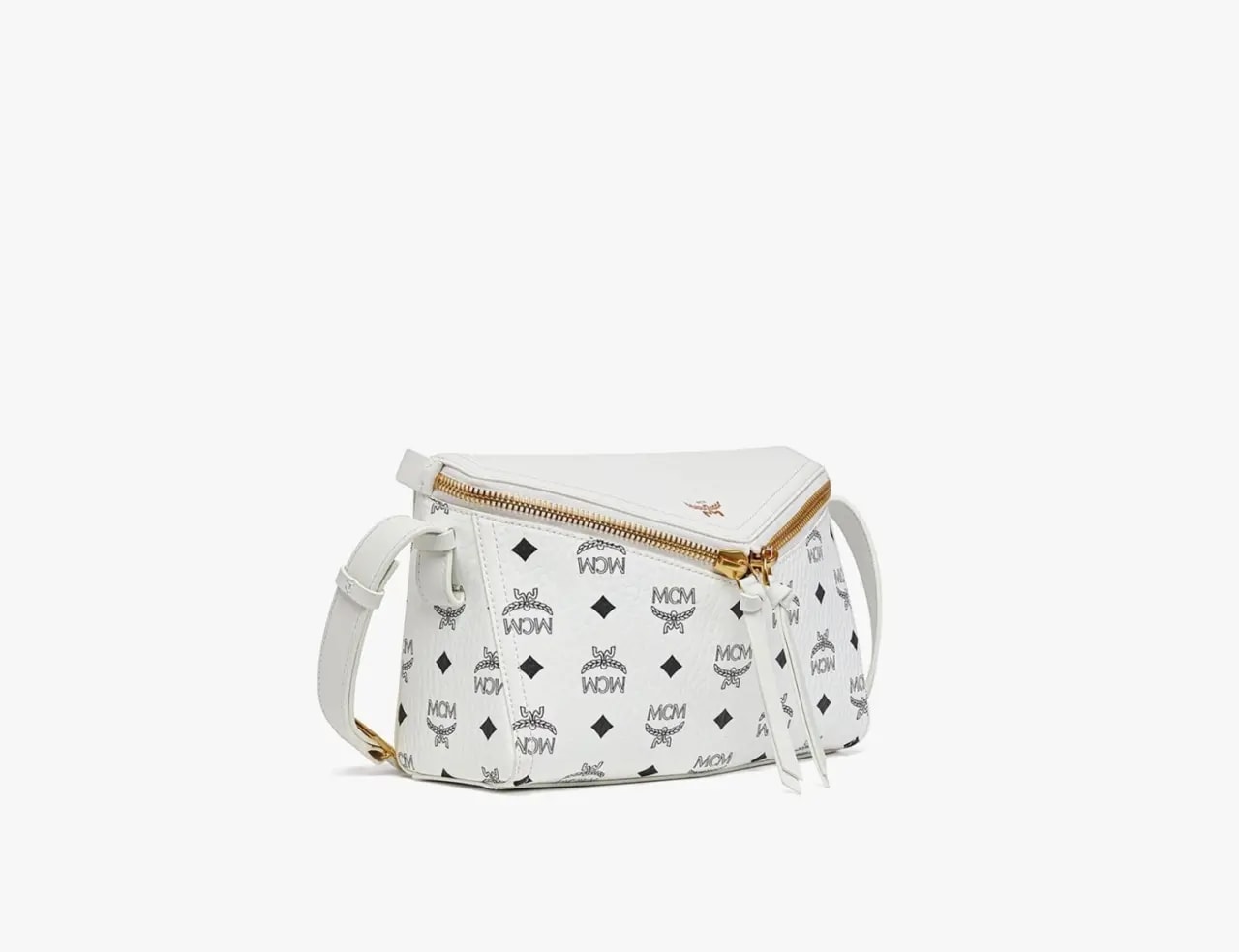Túi MCM Diamant 3D Shoulder Bag 'White' MWSEAAK04WT001 — ảnh 3