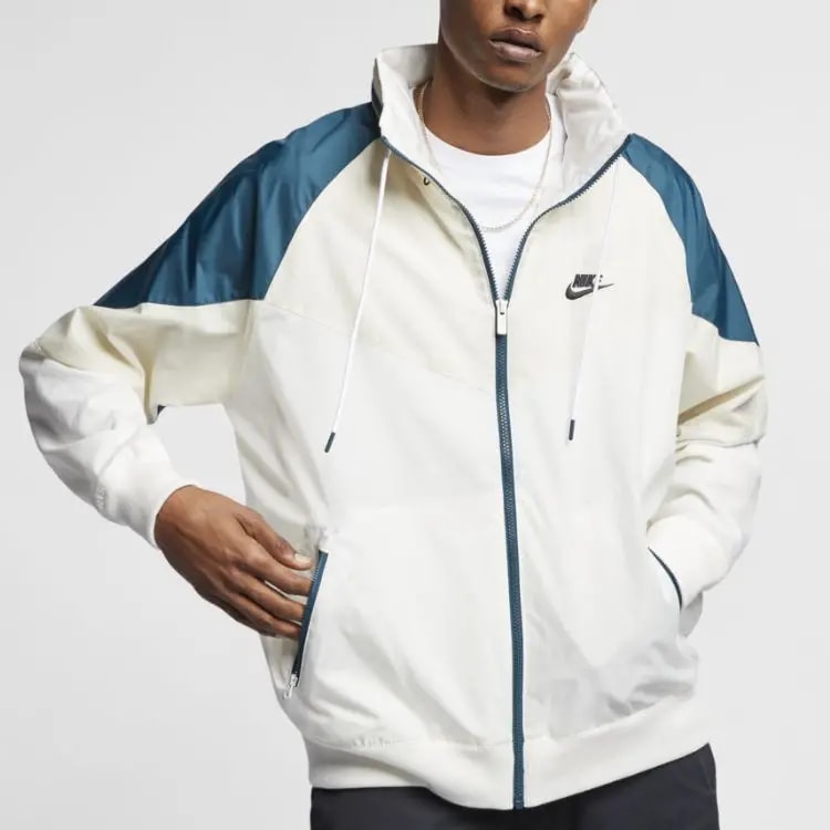 Áo Nike Sportswear Wind Runner 'Green White' CN8771-133 — ảnh 2