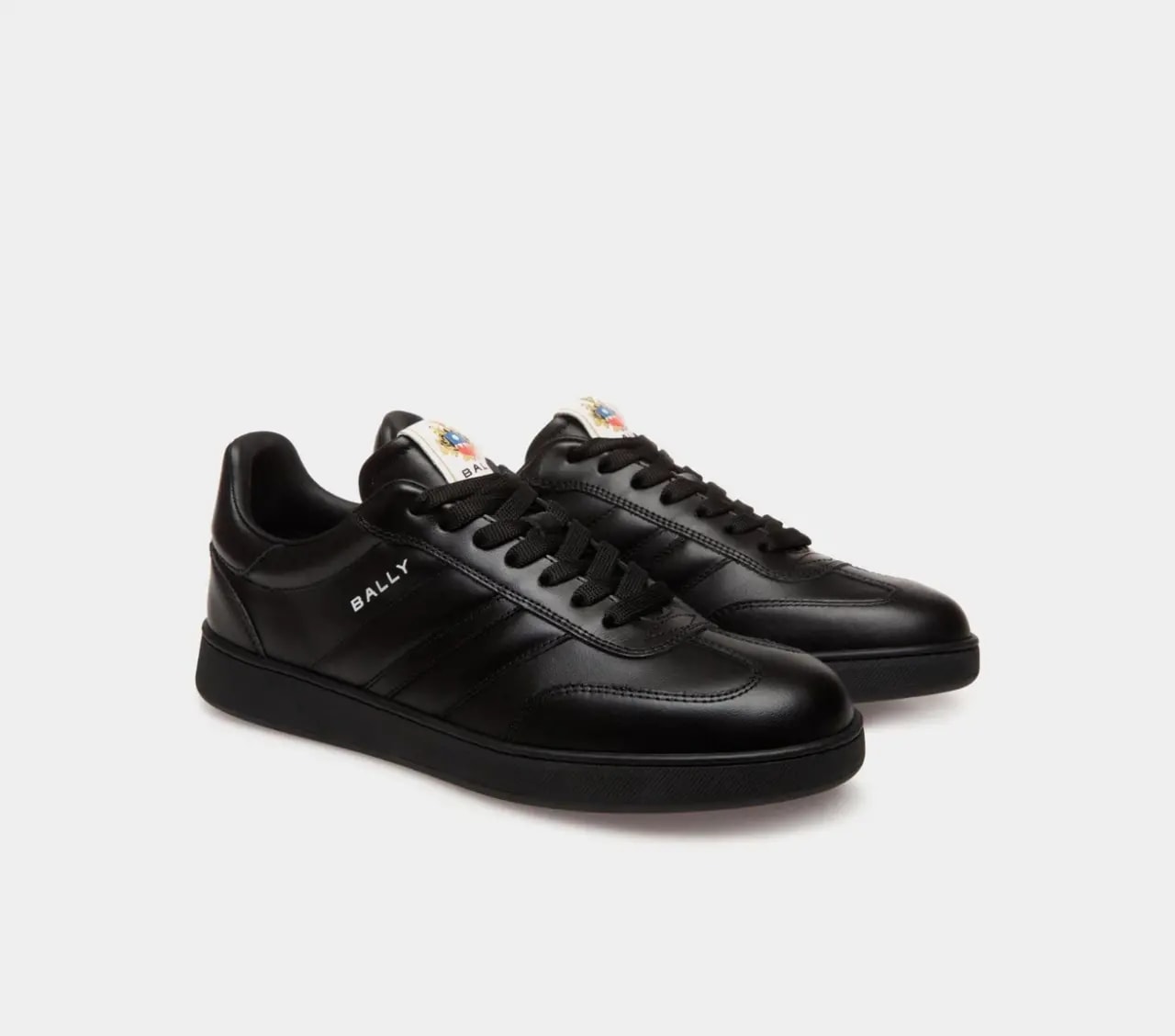 Giày Bally Retro Crest Sneaker 'Black' 6312011 — ảnh 4