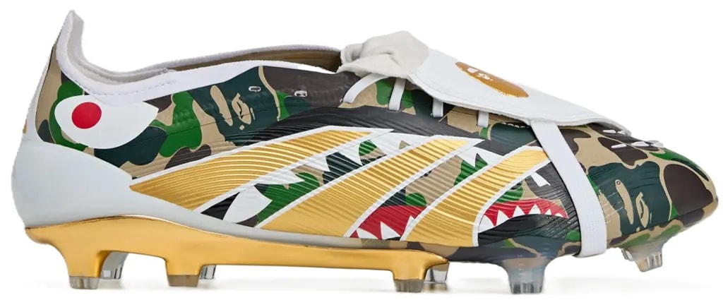 Giày Adidas Predator Elite Foldover Tongue FG x Bape 'Green' JS3104 — kich-thuoc: 41 1/3