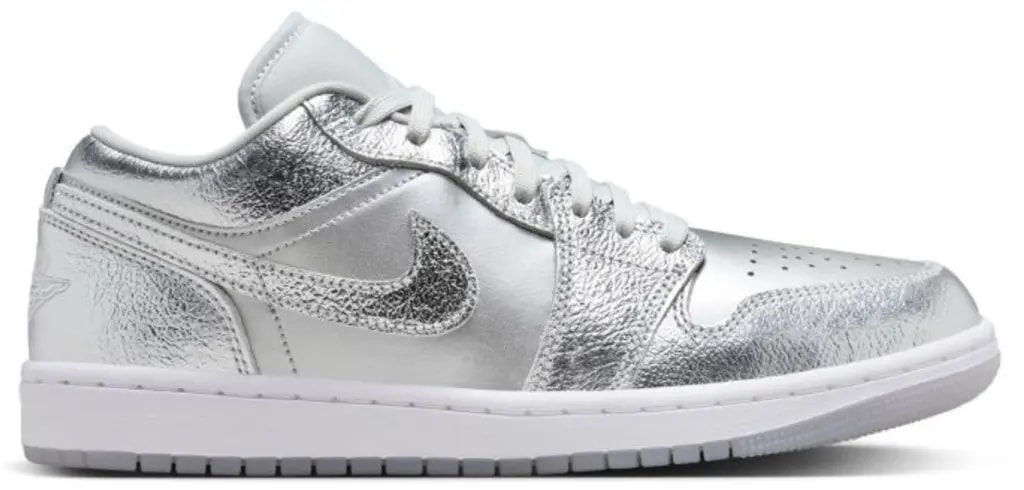 Giày Nike Air Jordan 1 Low SE 'Metallic Silver' FN5030-001 — kich-thuoc: 36.5