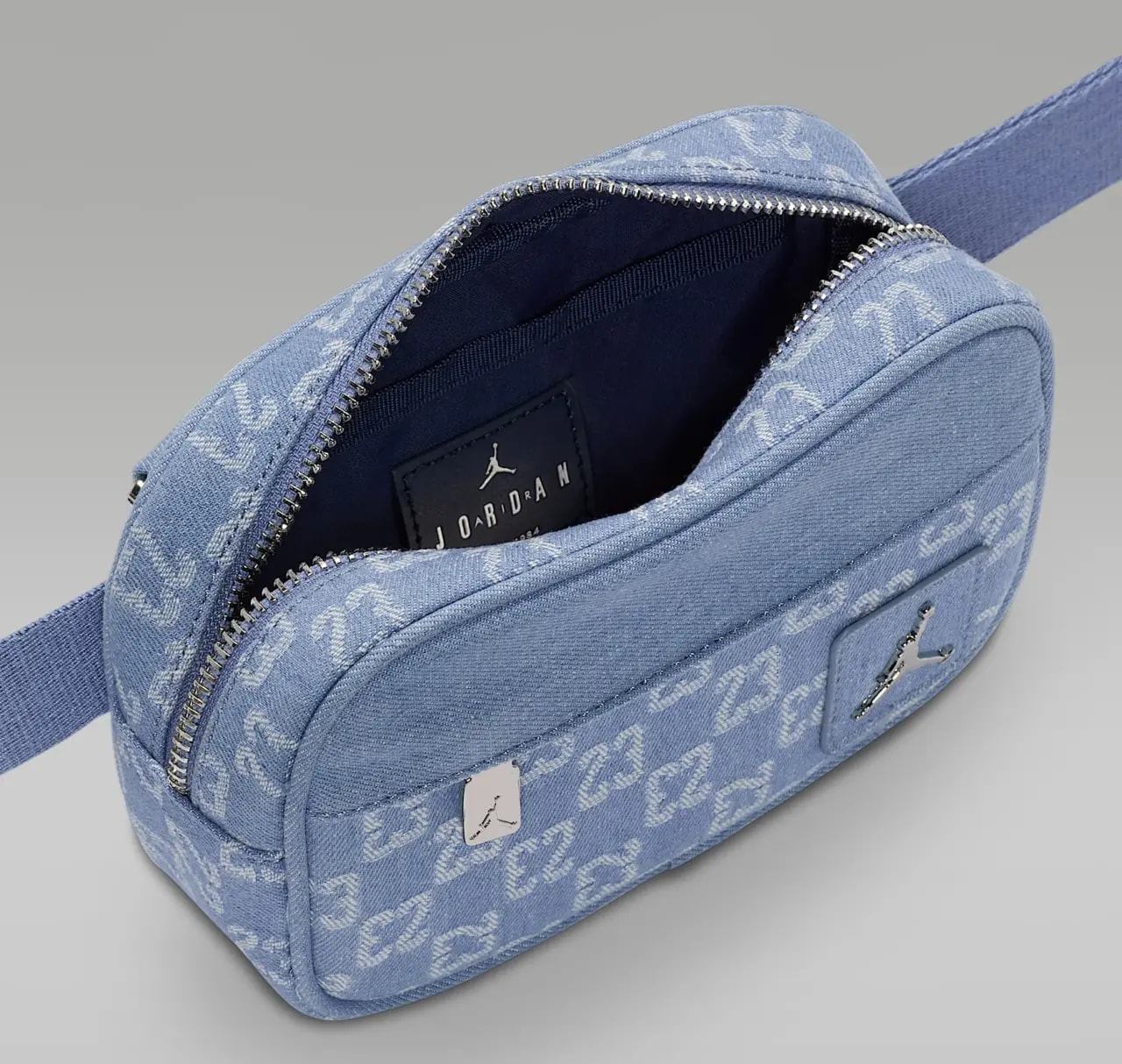 Túi Nike Jordan Monogram Crossbody ‘Denim blue’ II6453-412 — ảnh 4