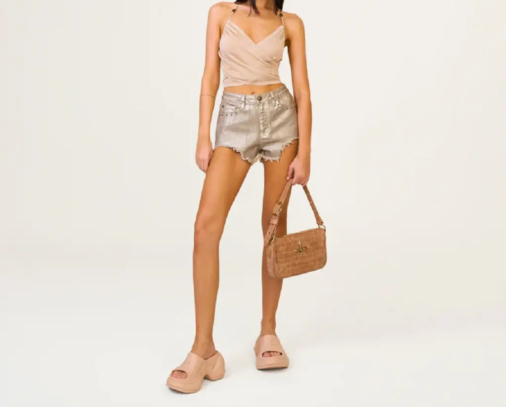 Dép SMFK Compass Wave High-Heel Bumper ‘Nude’ SL002F1 — ảnh 4