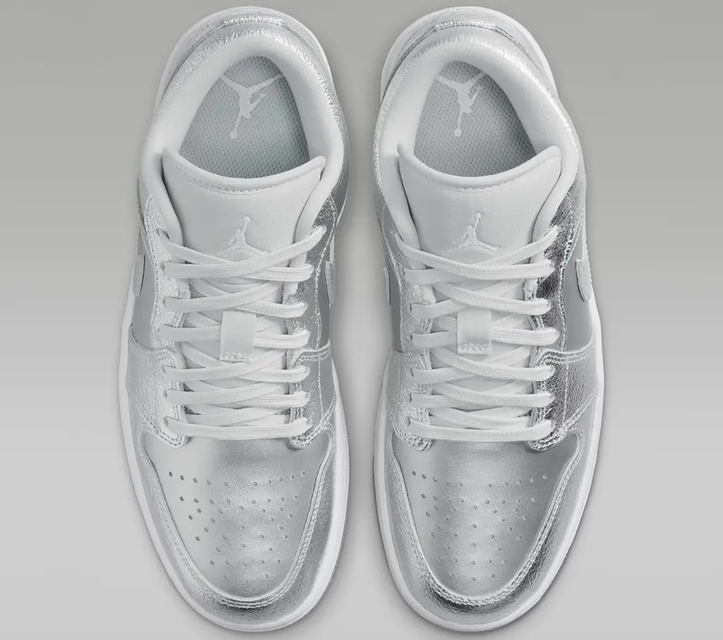Giày Nike Air Jordan 1 Low SE 'Metallic Silver' FN5030-001 — ảnh 4