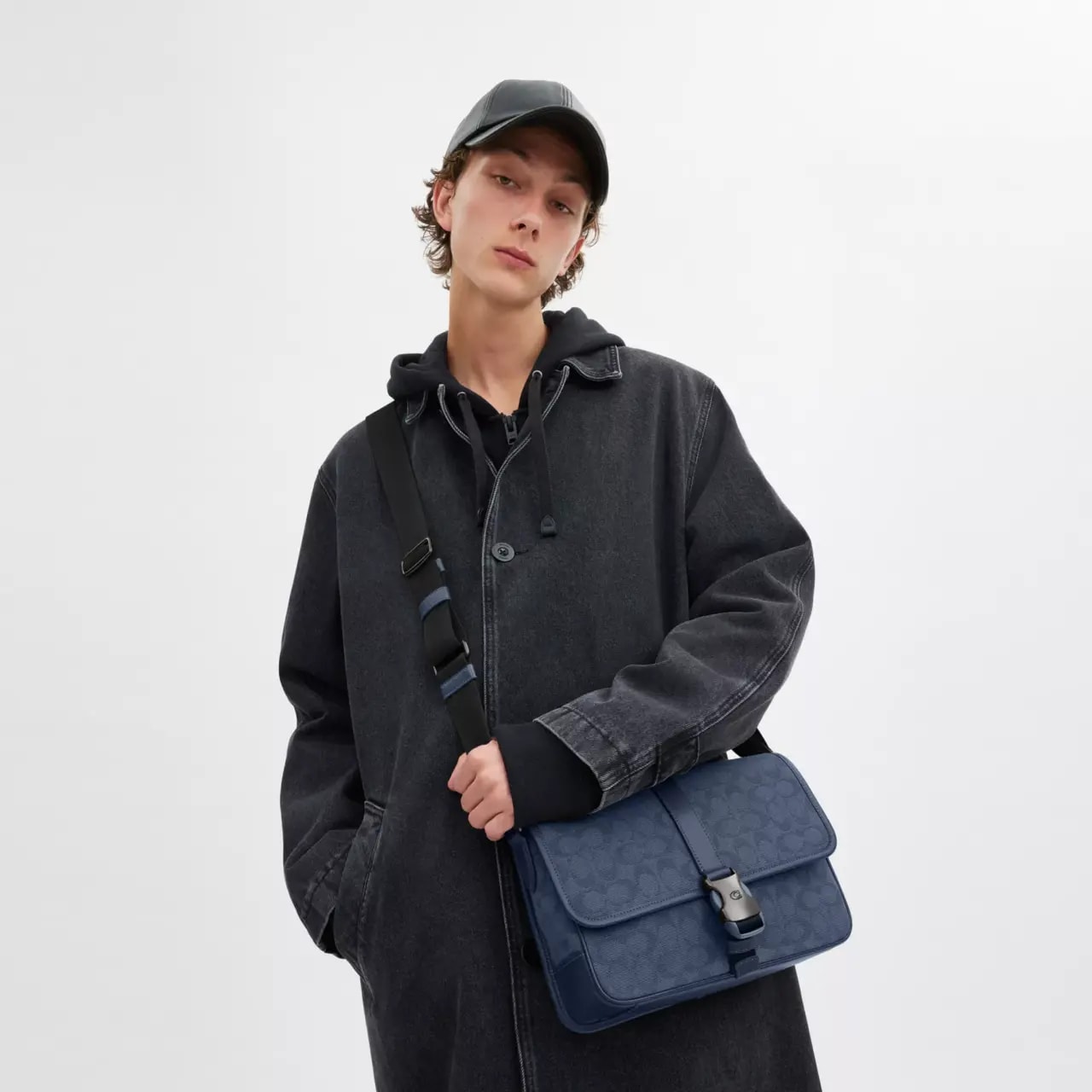 Túi Coach League Messenger Bag 'Blue' CU041-D61 — ảnh 2