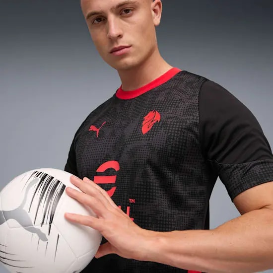 Áo Puma AC Milan 25/26 Training Shirt 'Black Red' 782356-04 — ảnh 2