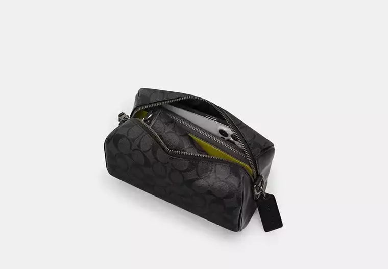 Túi Coach Calf Leather Shoulder 'Military Green' CV530-QBMGR — ảnh 4