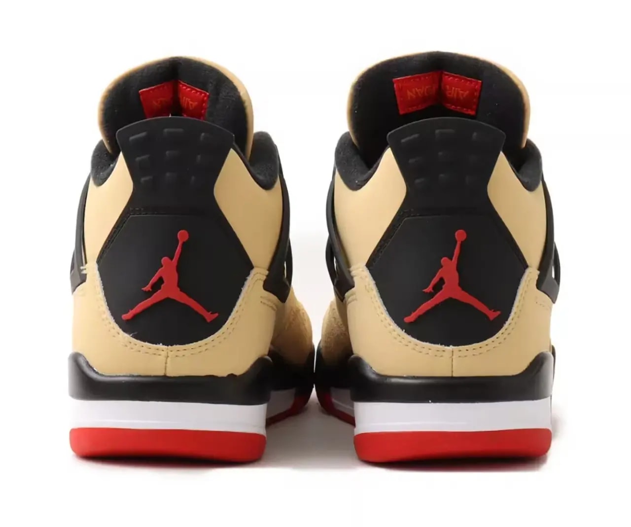 Giày Nike GS Air Jordan 4 Retro 'Sesame Black' IH2094-200 — ảnh 4