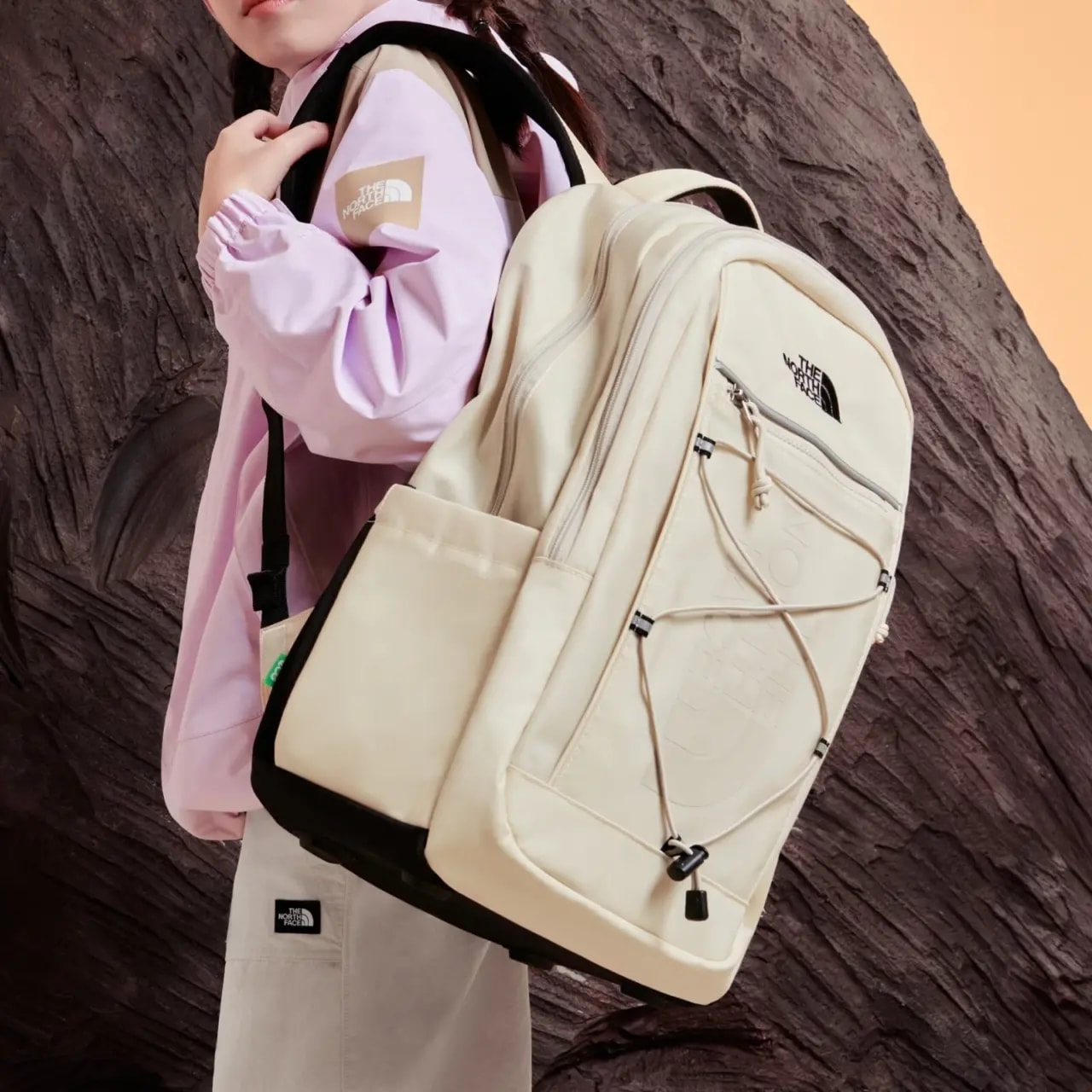 Balo The North Face JR. Super Pack 'Cream' NM2DQ05S — ảnh 5