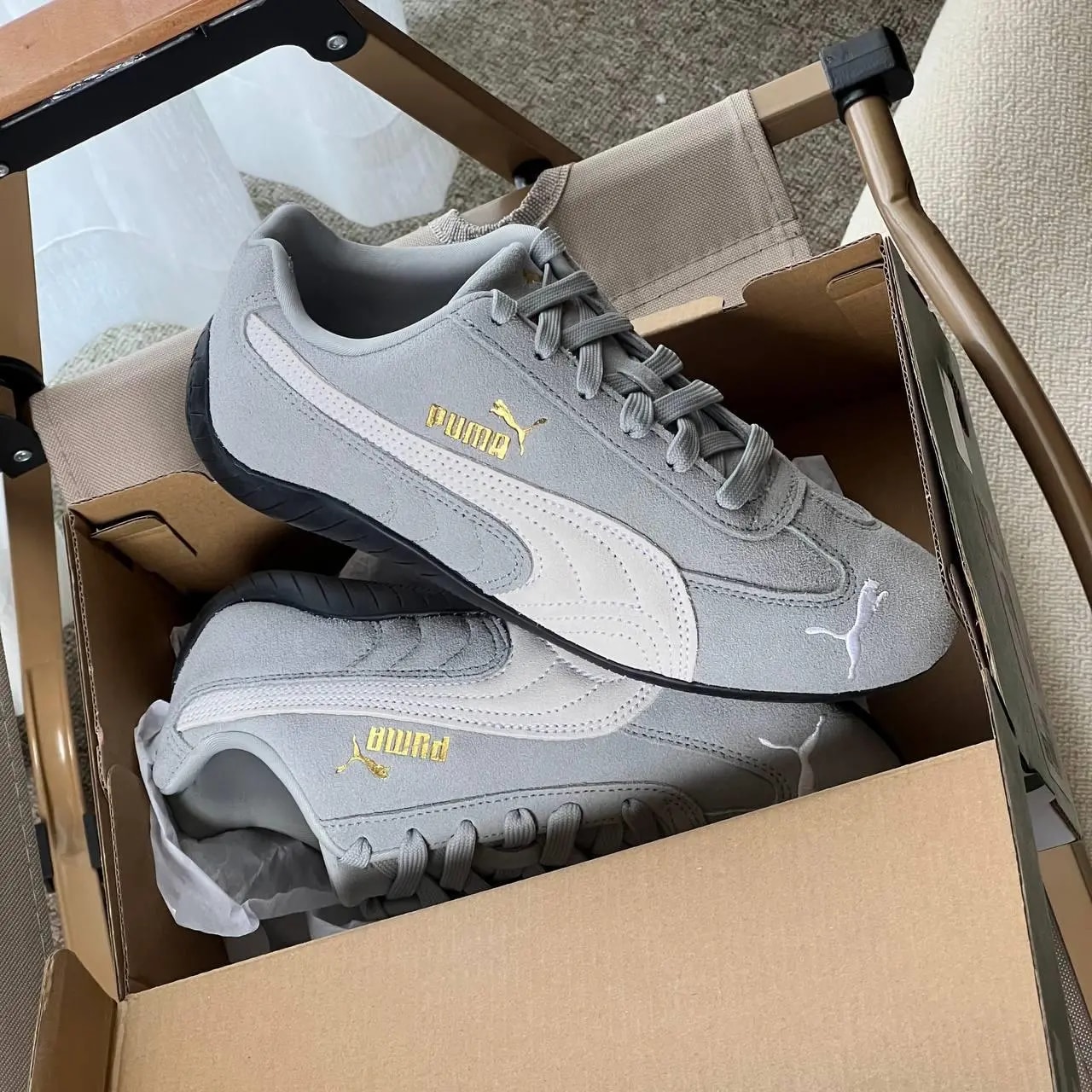 Giày Puma Speedcat OG 'Cool Mid Grey White' 398846-05 — ảnh 3