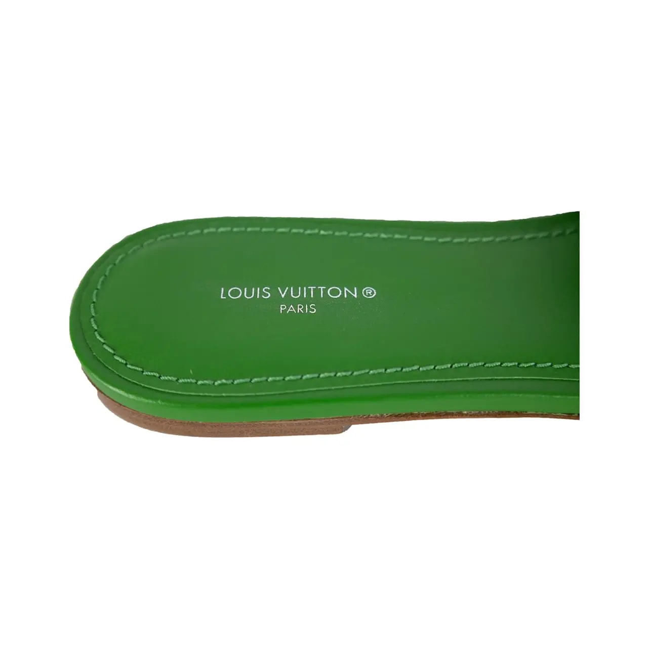 Dép Louis Vuitton Revival Slip Resistant 'Green' 1A9P5G — ảnh 4
