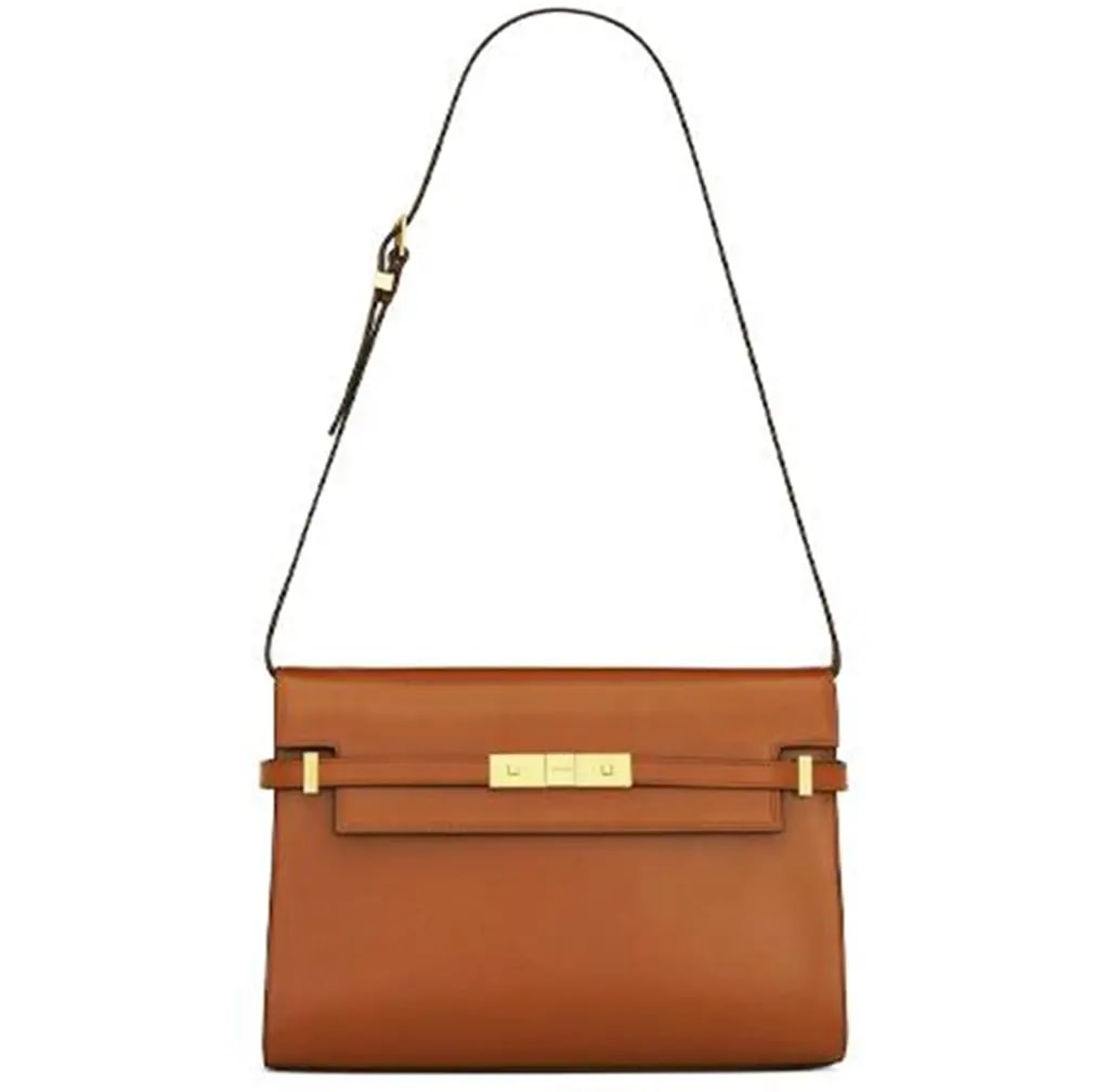 Túi Saint Laurent Leather Shoulder 'Brown' 579271-0SXPW-6362